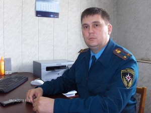 Замначальника отдела надзорной деятельности № 15 Главного управления МЧС России по Челябинской области Максим  Юзеев 