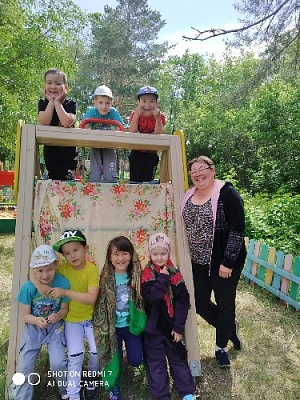 Дошколятам рассказали об истории русского платка