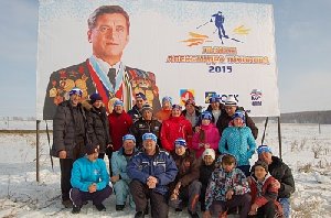 Сборная Нагайбакского района участвовала в «Лыжне Тихонова»