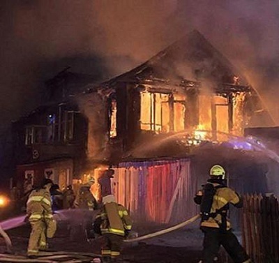 На пожаре погибла женщина