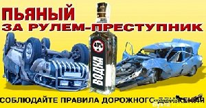 Снова пьяный за рулём – поработай!
