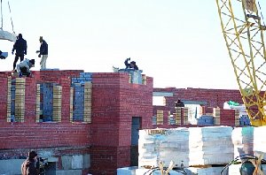 Темпы строительства школы в Нагайбакском районе вялые