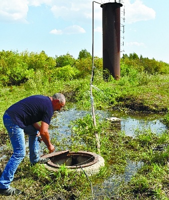 В Лесных Полянах проблема с водой