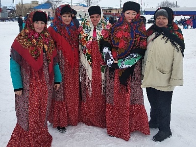 В Нагайбакском районе весело проводили зиму