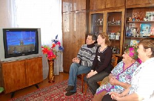 Жители Нагайбакского района слушали пресс-конференцию главы государства