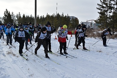 «Лыжня России» в Фершампенуазе 