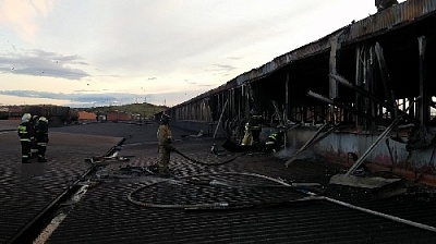 На Магнитогорском металлургическом комбинате произошел крупный пожар