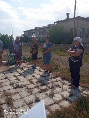Дань уважения землякам, сражавшимся на фронтах Великой Отечественной