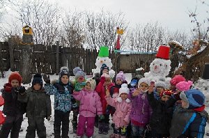 Началась Битва снеговиков!