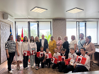 Торжественное вручение паспортов в Нагайбакском районе 