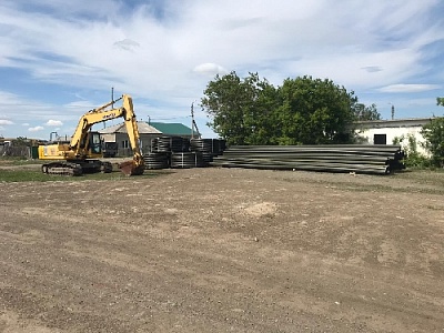 В Знаменском началась газификация