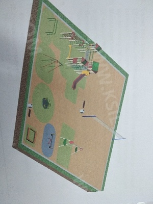 Детские площадки, тротуары и водопровод