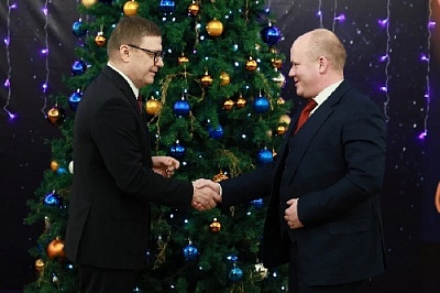 Главу района Егора Тимофеева наградили за самоотверженность