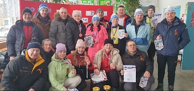 Участвовали в эстафете имени Героя Советского Союза Ивана Пьянзина 