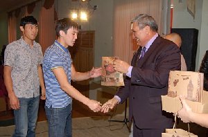 В Нагайбакском районе чествовали призывников