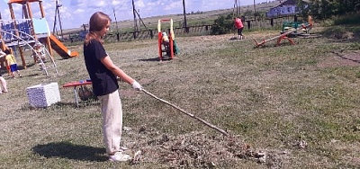 Привели в порядок территорию