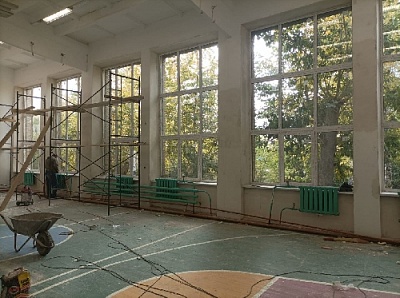 Ремонты спортивных залов приближаются к концу 