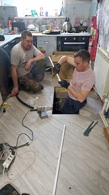 Заменили сгоревший насос