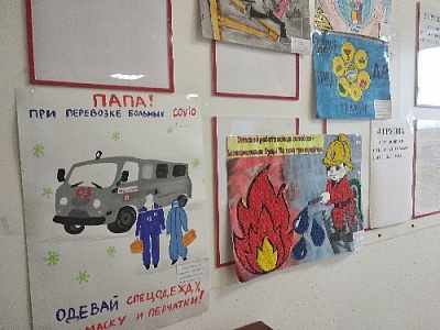 В Нагайбакском районе дети рисовали и писали о безопасности