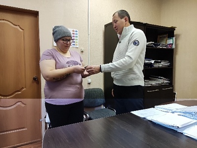 Вручены ключи от квартиры