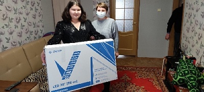 Новый телевизор Алине Киселёвой