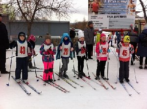 Фершампенуазские малыши тоже стали лыжниками