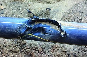 В Нагайбакском районе произошла авария на газопроводе