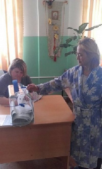 Пациенты Нагайбакской районной больницы тоже проголосовали