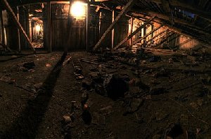 Пожар на чердаке - людей спасла счастливая случайность