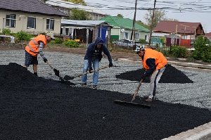 Детские площадки возводятся в Нагайбакском районе