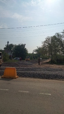 В посёлке Нагайбакский асфальтируют улицы