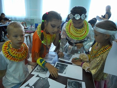 В Нагайбакском районе детям рассказали о пирамидах и фараонах 