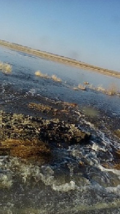 Реки в Нагайбакском районе начали разливаться