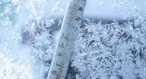 Сильный мороз. Не отморозь нос!