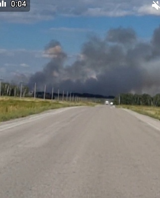 В Нагайбакском районе возникла угроза лесного пожара 