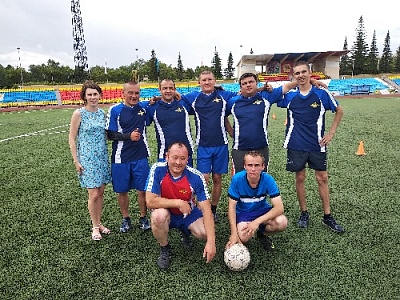 Стражи порядка из Нагайбакского района достойно сыграли в футбол