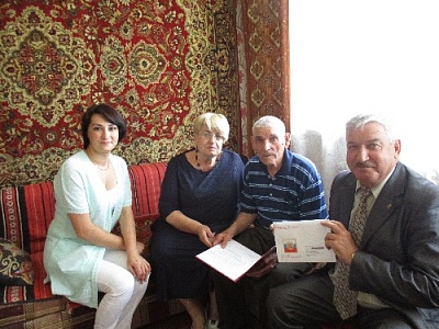 Ещё одному жителю Нагайбакского района вручено поздравление от Президента России