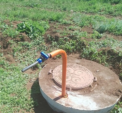 Сделали колонку по просьбе жителей