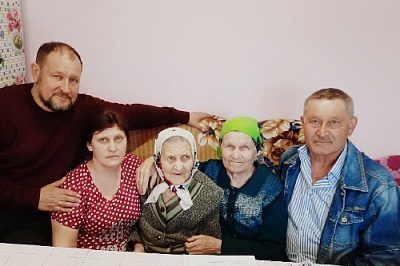 Поздравили труженицу тыла