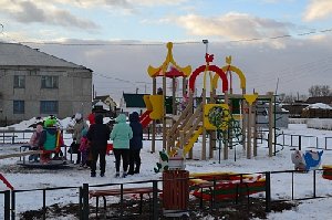 В Нагайбакском районе появилась ещё одна детская площадка