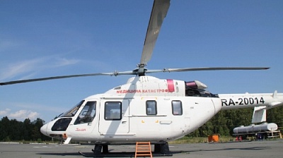 Медицинские вертолёты помогают спасти жизни пациентов Южного Урала