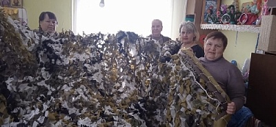 Сплели маскировочные сети