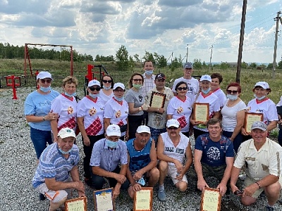 В Нагайбакском районе открыли тренажёрную площадку