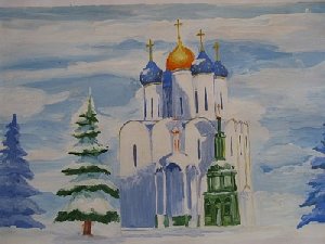 Рисунок школьницы из Фершампенуаза - в "Рождественской сказке"