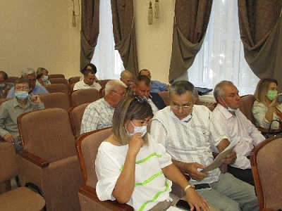 На сессии депутатов