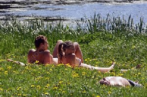 После прохлады - пекло