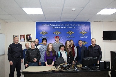 В гостях ОМВД по Нагайбакскому району