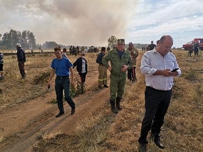 Заместитель губернатора Евгений Голицын находится в Нагайбакском районе