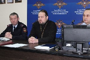 О чём шёл разговор на встрече священнослужителя и полицейских?