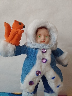 Ватные игрушки можно увидеть в Остроленском музее